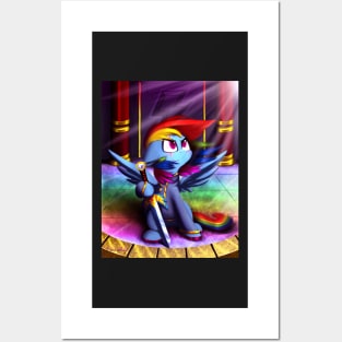 Guardian Loyalty (Rainbow Dash - My Little Pony) Posters and Art